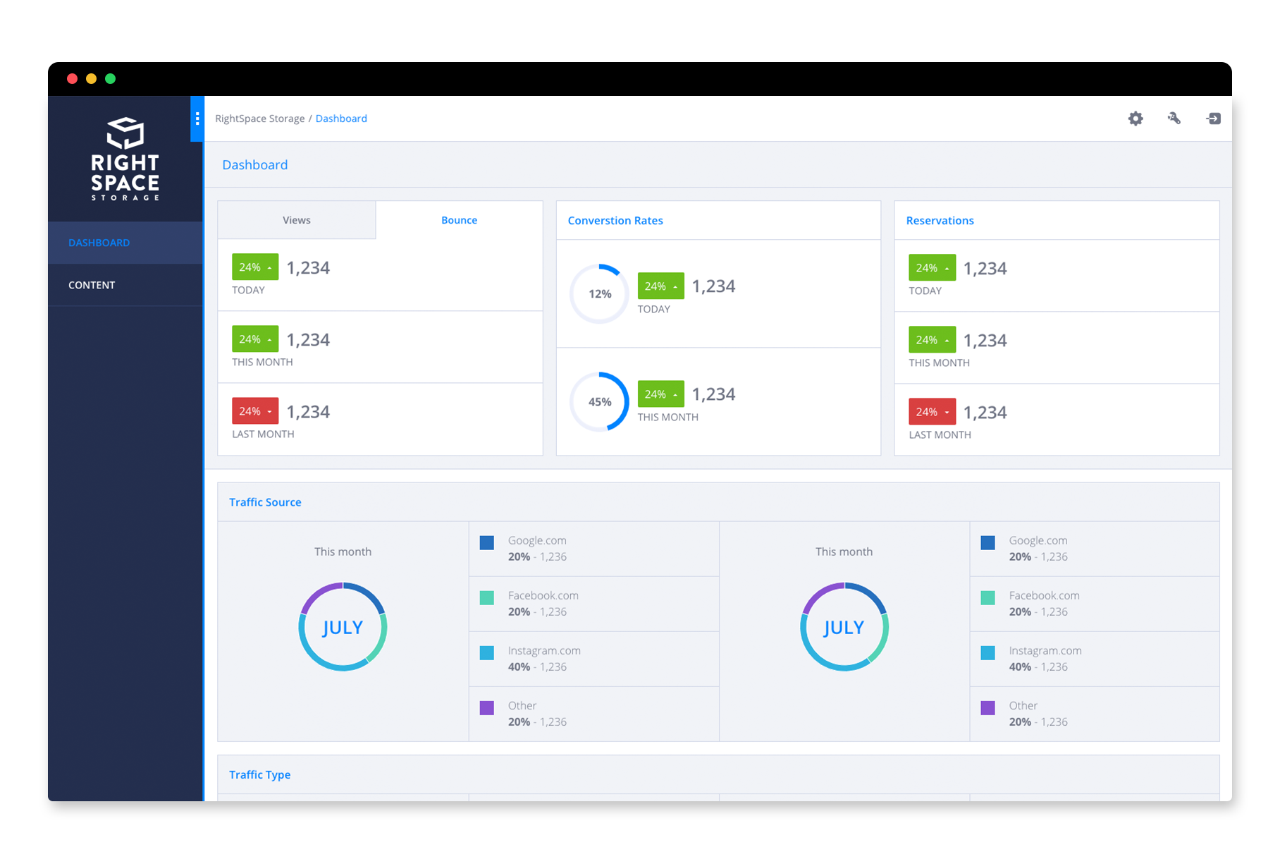 RightSpace Storage Decoupled CMS Development
